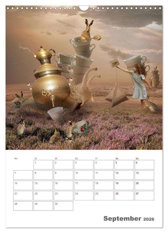 Produktbild: Surrealistische Reisen (Wandkalender 2026 DIN A3 hoch), CALVENDO Monatskalender