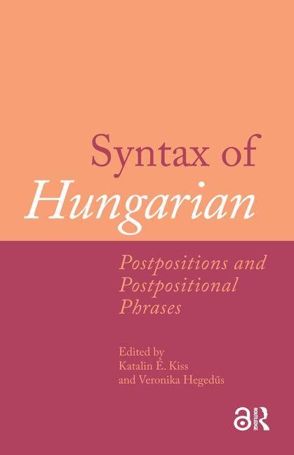 Produktbild: Syntax of Hungarian