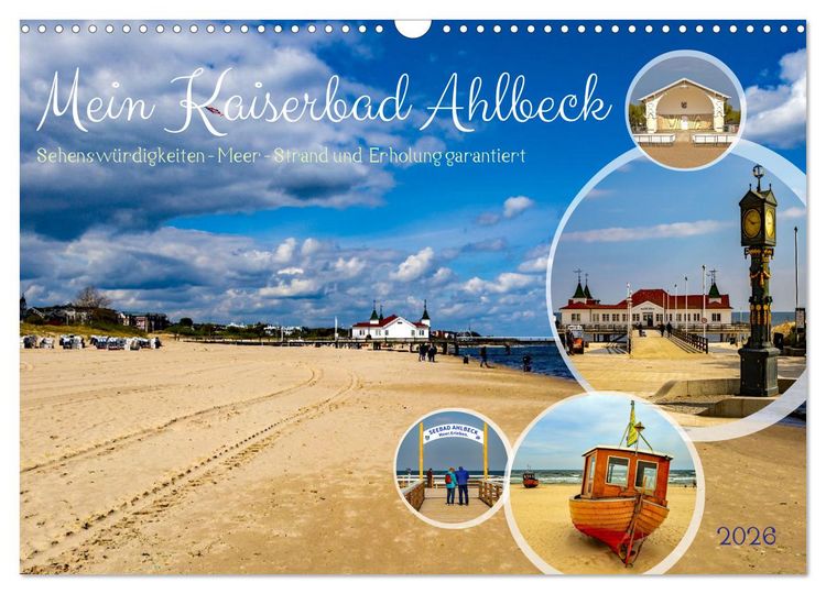 Produktbild: Mein Kaiserbad Ahlbeck (Wandkalender 2026 DIN A3 quer), CALVENDO Monatskalender