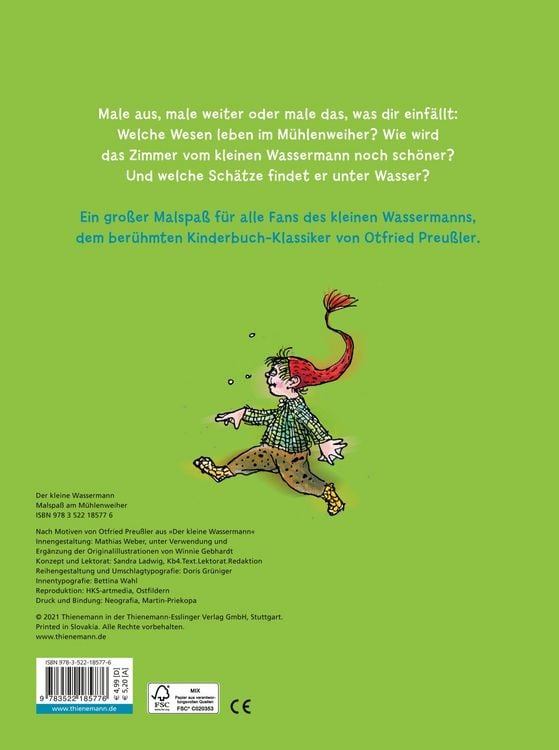 Produktbild: Der kleine Wassermann (Ausmalen, weitermalen, selber malen)