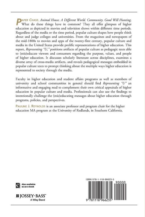 Produktbild: Reynolds, P: Representing U: Popular Culture, Media, and Hig