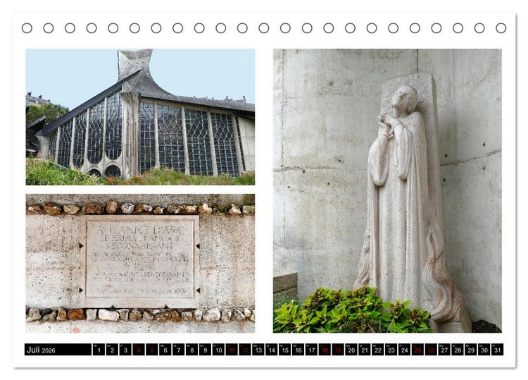 Produktbild: Rouen entdecken (Tischkalender 2026 DIN A5 quer), CALVENDO Monatskalender
