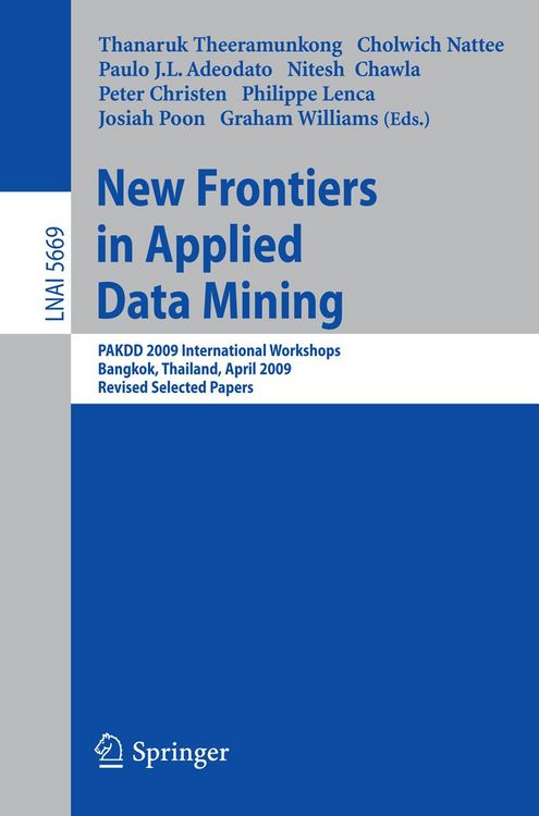 Produktbild: New Frontiers in Applied Data Mining