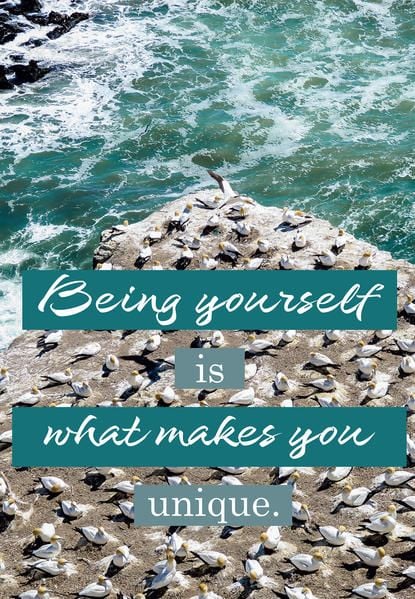 Produktbild: Puzzle Ravensburger Beeing yourself is what makes you unique 99 Teile