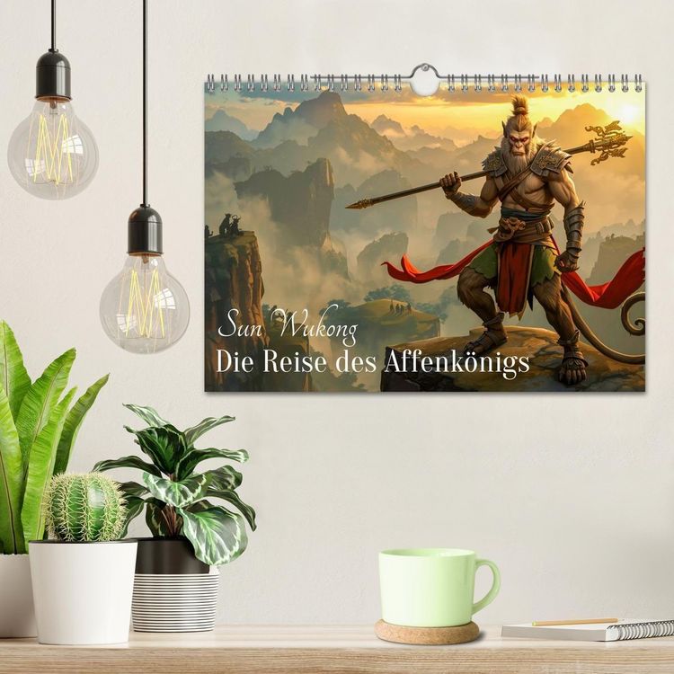 Produktbild: Sun Wukong - Die Reise des Affenk&ouml;nigs (Wandkalender 2027 DIN A4 quer), CALVENDO Monatskalender