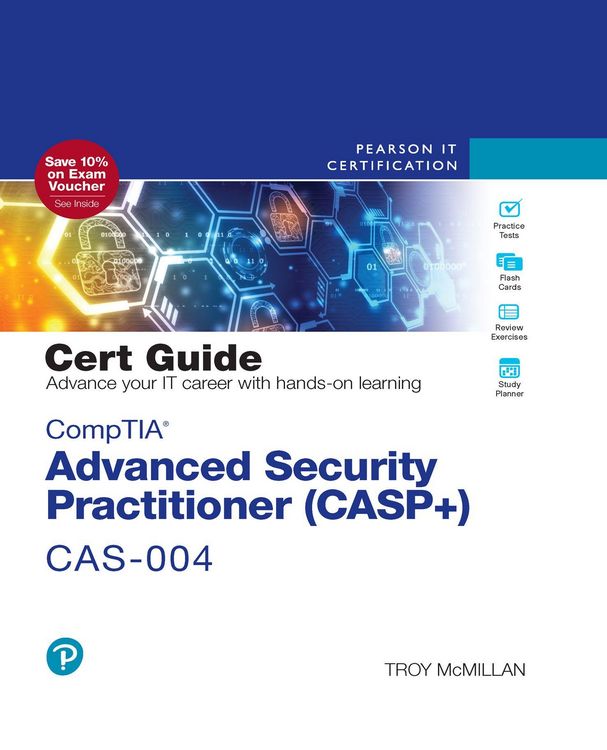 Produktbild: CompTIA Advanced Security Practitioner (CASP+) CAS-004 Cert Guide