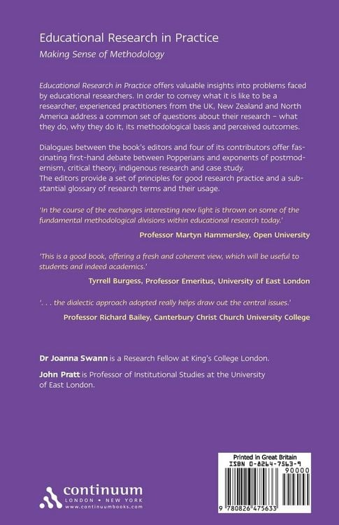 Produktbild: Educational Research in Practice