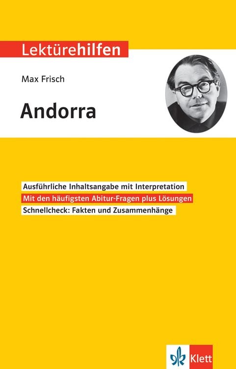 Produktbild: Lektürehilfen Max Frisch, Andorra