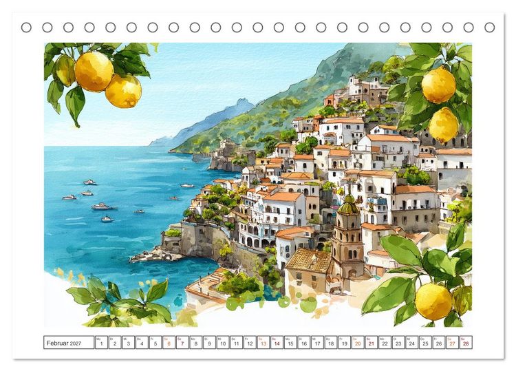 Produktbild: Wo das Meer zuhause ist (Tischkalender 2027 DIN A5 quer), CALVENDO Monatskalender