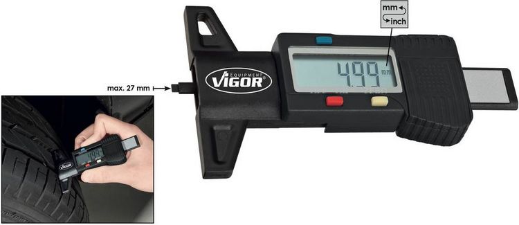 Produktbild: Vigor V1584 Reifenprofilmesser digital