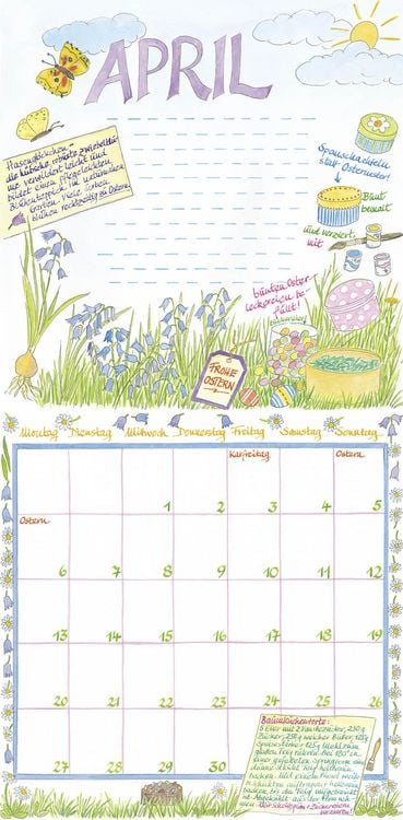 Kohwagner Merkkalender Mein buntes Jahr