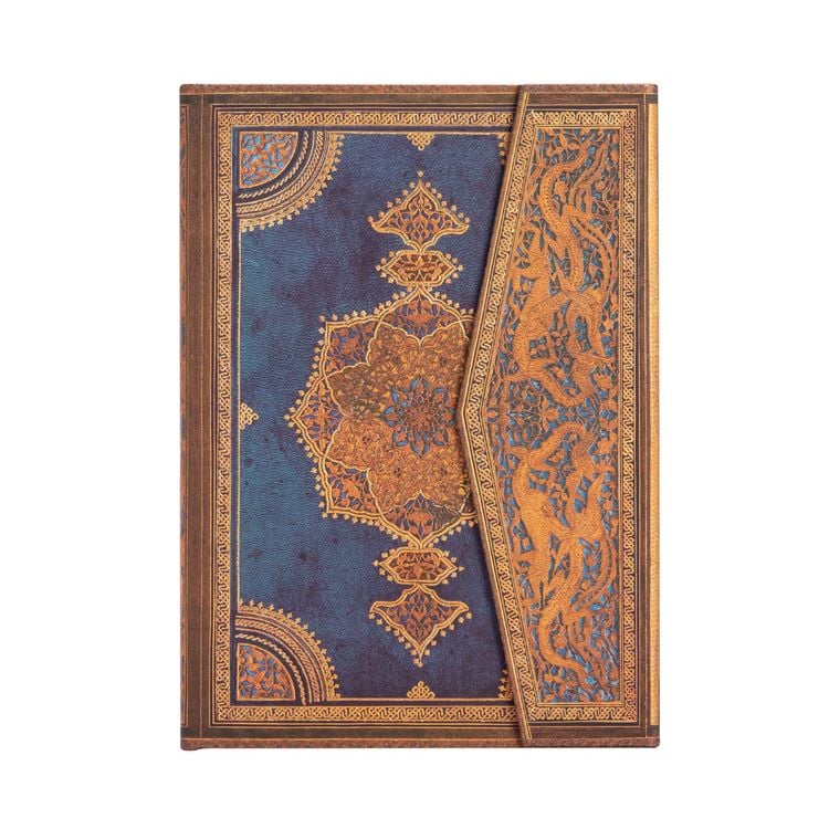 Produktbild: Hardcover Notizbuch Safawidisch Indigo, Midi, Liniert