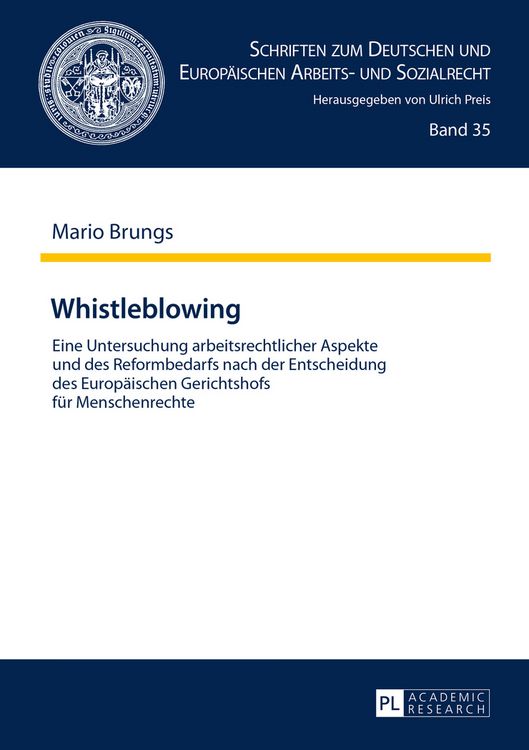 Produktbild: Whistleblowing