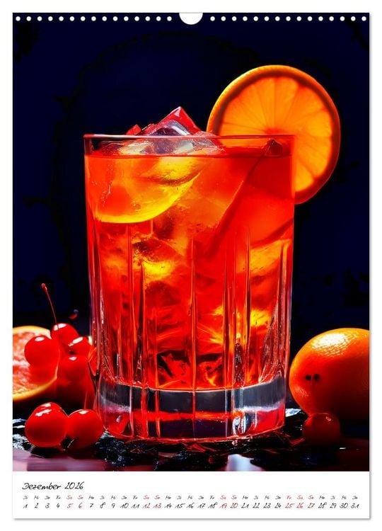 Produktbild: Mixology Meisterwerke (Wandkalender 2026 DIN A3 hoch), CALVENDO Monatskalender