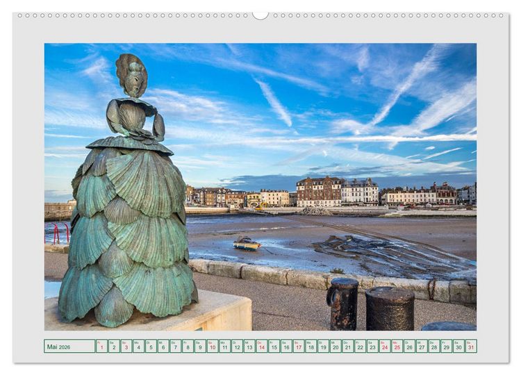 Produktbild: Englands S&uuml;den (Wandkalender 2026 DIN A2 quer), CALVENDO Monatskalender