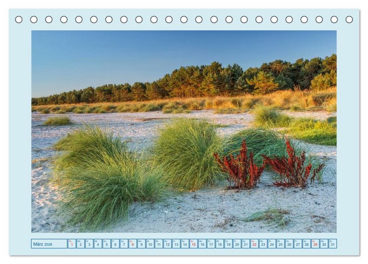 Produktbild: Fischland-Dar&szlig;-Zingst (Tischkalender 2026 DIN A5 quer), CALVENDO Monatskalender