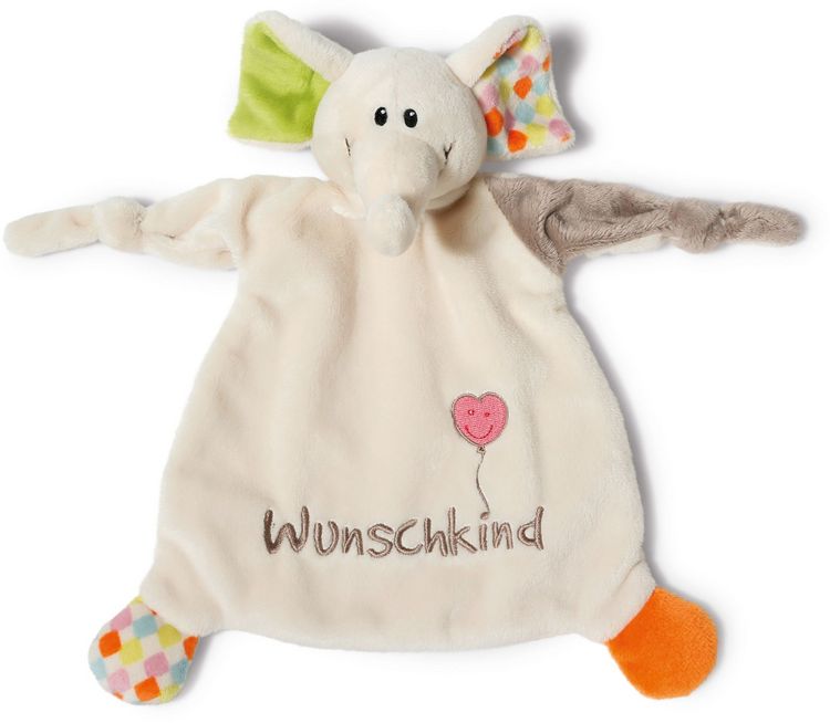 Produktbild: Schmusetuch Elefant Wunschkind 25x25cm an Header