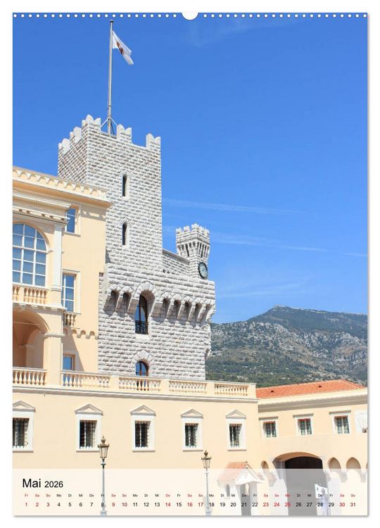 Produktbild: Monaco - Historisches Monaco (Wandkalender 2026 DIN A2 hoch), CALVENDO Monatskalender
