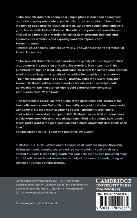 Produktbild: The Selected Letters of John Kenneth Galbraith