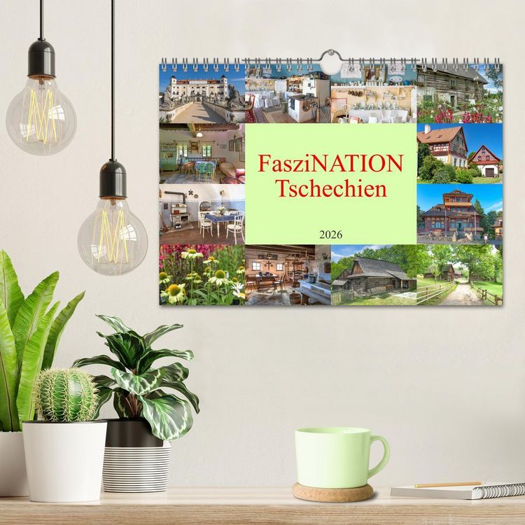 Produktbild: Faszination Tschechien (Wandkalender 2026 DIN A4 quer), CALVENDO Monatskalender