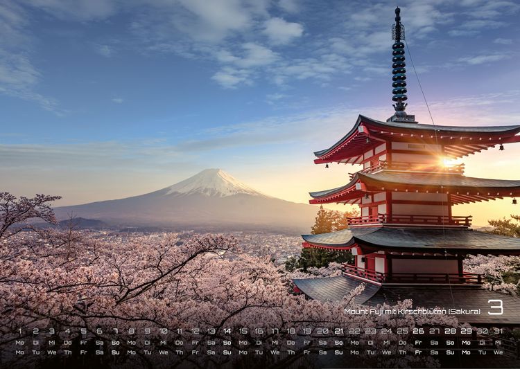 Produktbild: Japan - Im Land der aufgehenden Sonne - 2027 - Kalender DIN A3