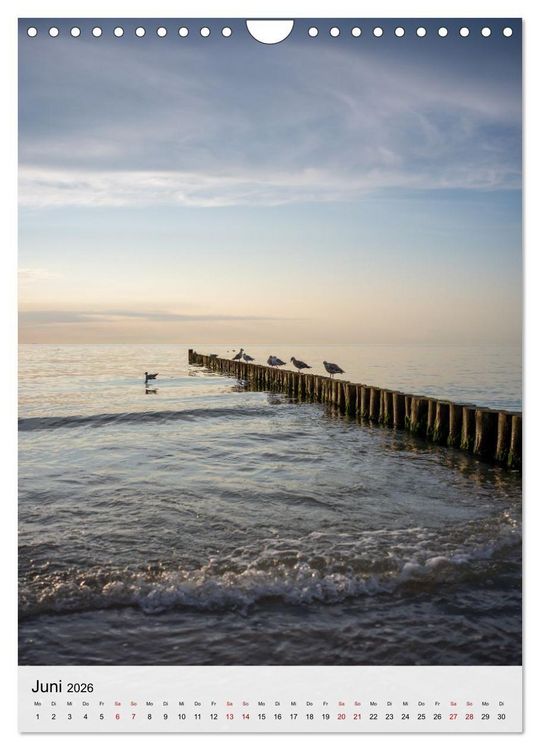 Produktbild: Fischland-Dar&szlig;-Zingst - Im Licht des Nordens (Wandkalender 2026 DIN A4 hoch), CALVENDO Monatskalender