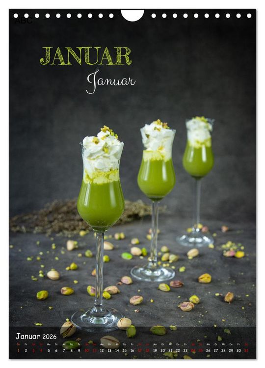 Produktbild: Mix it up - Cocktails (Wandkalender 2026 DIN A4 hoch), CALVENDO Monatskalender