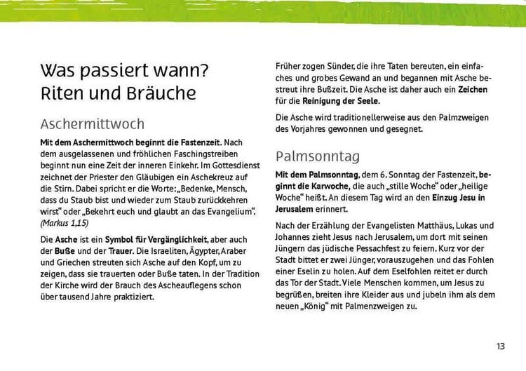 Produktbild: Unser Fastenkalender f&uuml;r die Kita