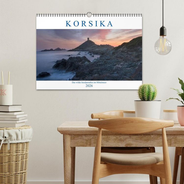 Produktbild: Korsika, das wilde Inselparadies im Mittelmeer (Wandkalender 2026 DIN A3 quer), CALVENDO Monatskalender