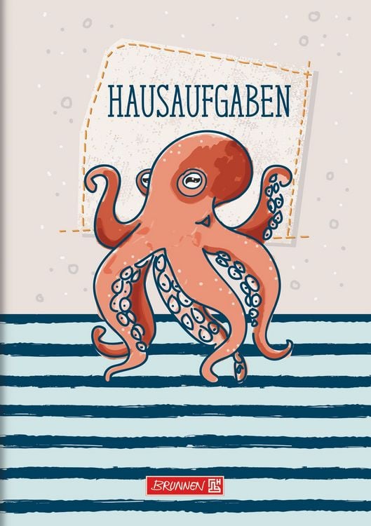 Produktbild: Brunnen Aufgabenheft A5 48 Blatt Ocean