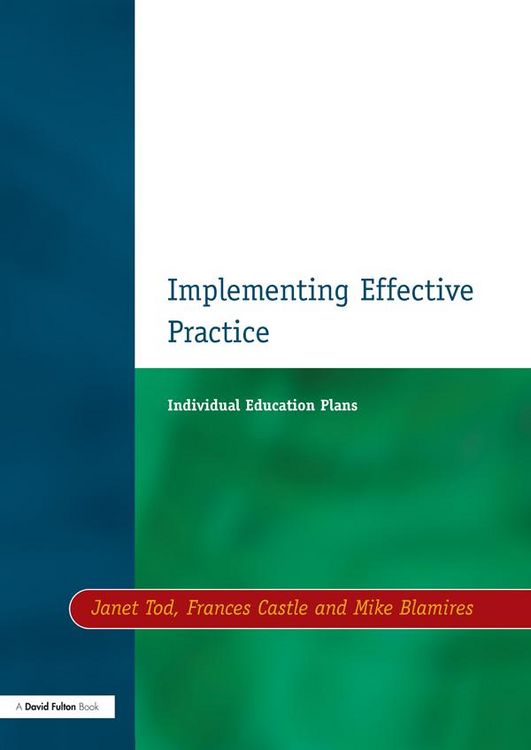 Produktbild: Individual Education Plans Implementing Effective Practice