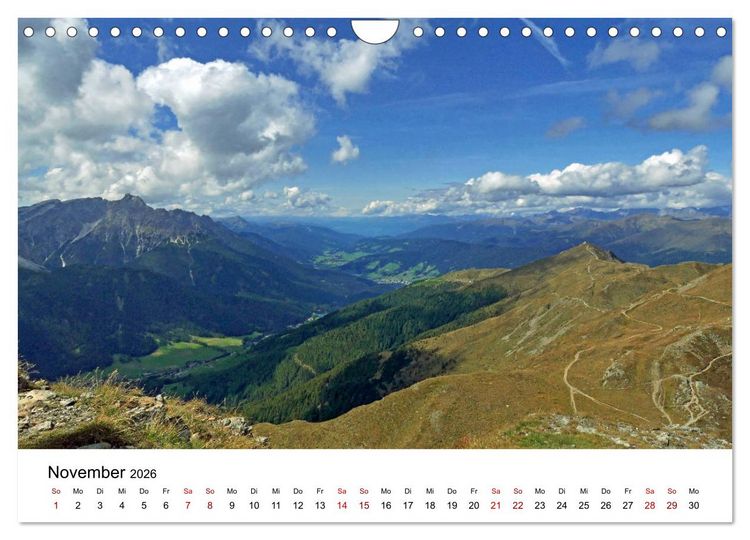 Produktbild: Wundersch&ouml;ne Landschaften in den Alpen (Wandkalender 2026 DIN A4 quer), CALVENDO Monatskalender