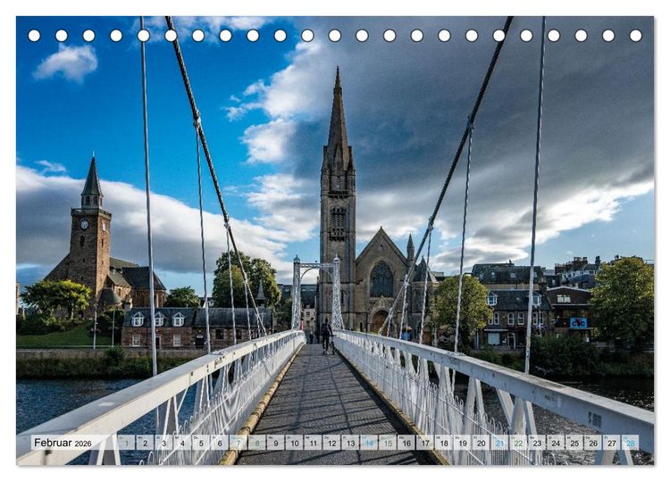 Produktbild: Mein Schottland - Architektur (Tischkalender 2026 DIN A5 quer), CALVENDO Monatskalender