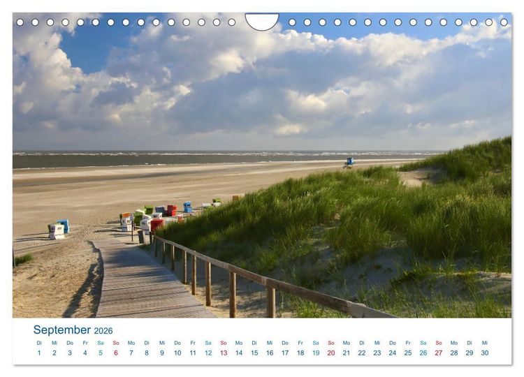 Produktbild: Langeoog 2026. Impressionen zwischen Hafen und Ostende (Wandkalender 2026 DIN A4 quer), CALVENDO Monatskalender