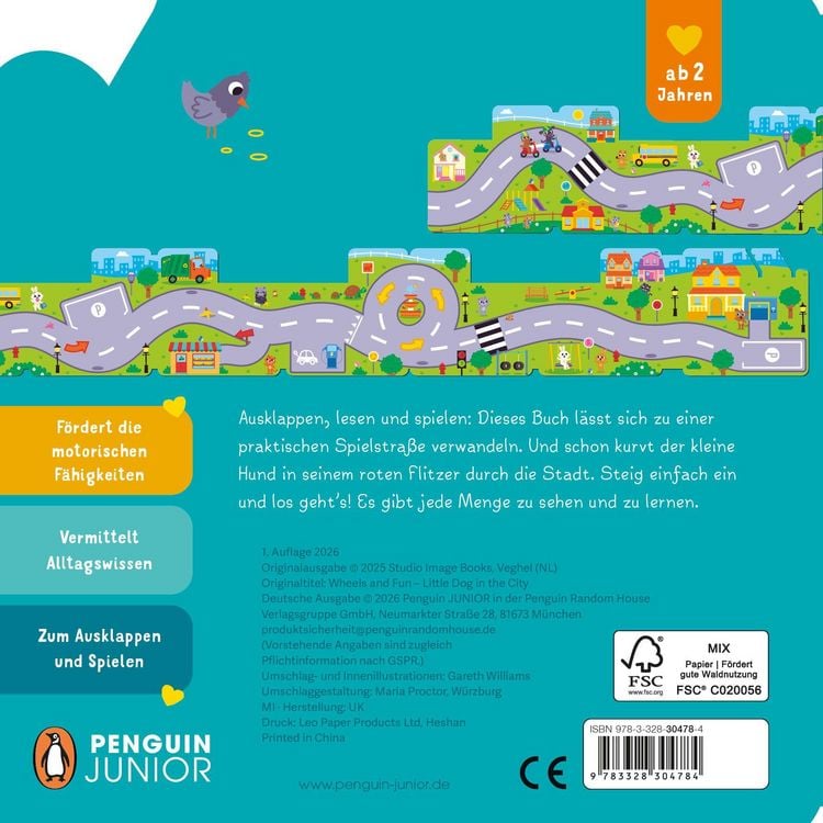 Produktbild: Mein erstes Spielstra&szlig;en-Buch &ndash; Mit dem Auto durch die Stadt