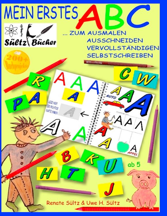 Produktbild: Mein erstes ABC - Das Alphabet zum Ausmalen, Ausschneiden, Vervollst&auml;ndigen und Selbstschreiben