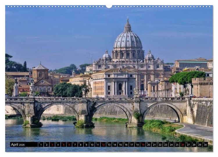 Produktbild: Italia (hochwertiger Premium Wandkalender 2026 DIN A2 quer), Kunstdruck in Hochglanz