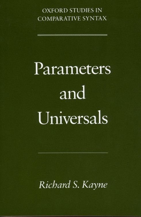 Produktbild: Parameters and Universals