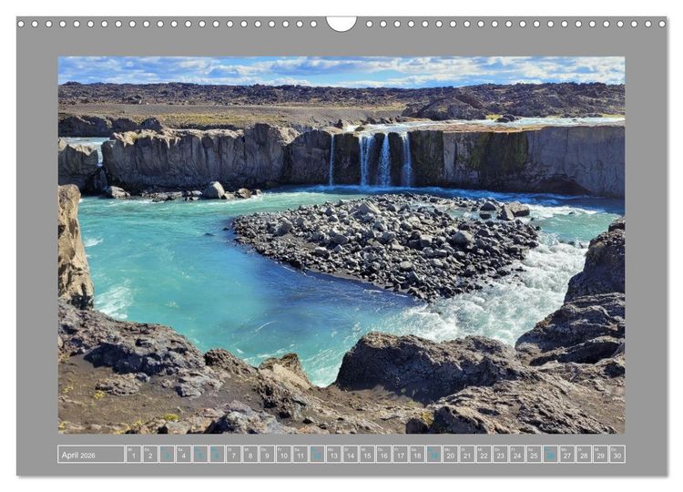 Produktbild: Island Insel der Vielfalt (Wandkalender 2026 DIN A3 quer), CALVENDO Monatskalender