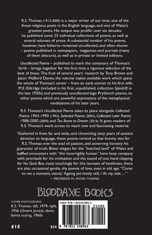 Produktbild: Uncollected Poems