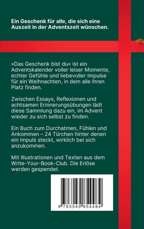 Produktbild: Das Geschenk bist du - Adventskalender-Buch