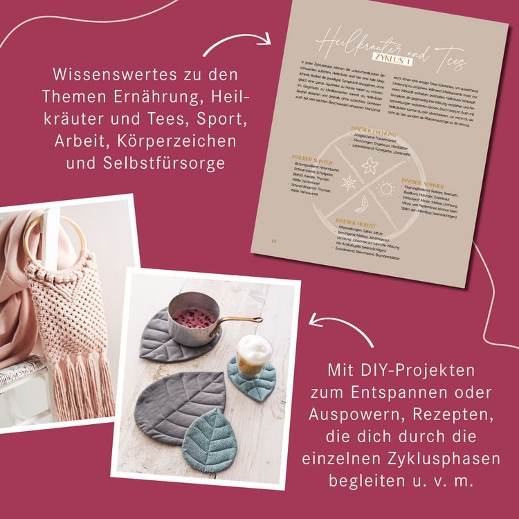 Produktbild: Zyklus-Journal. Dein Begleiter durch alle Zyklusphasen.
