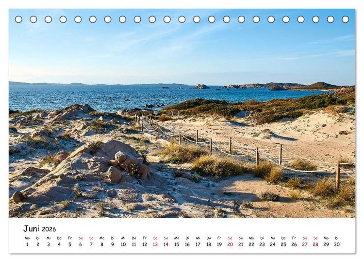 Produktbild: Sardinien - Ein St&uuml;ck Karibik im Mittelmeer (Tischkalender 2026 DIN A5 quer), CALVENDO Monatskalender