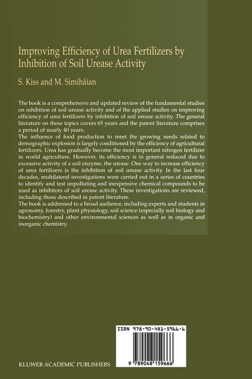 Produktbild: Improving Efficiency of Urea Fertilizers by Inhibition of Soil Urease Activity