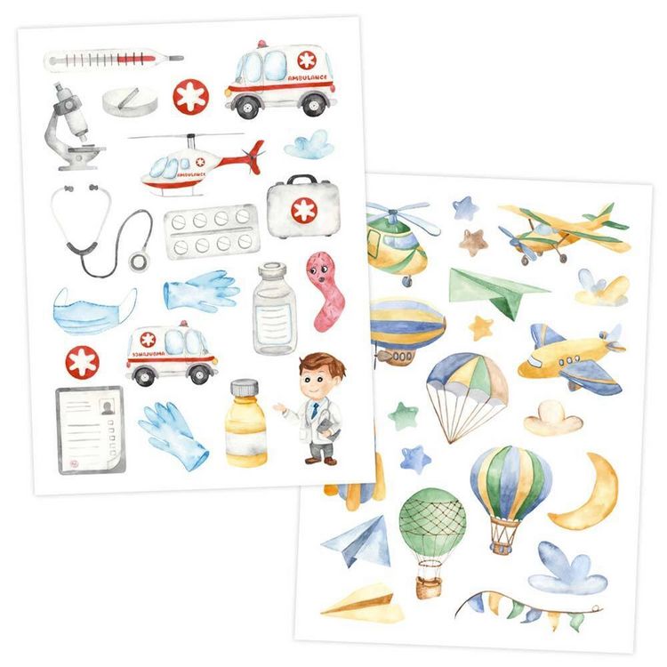 Produktbild: 100 Kinder-Tattoos 'Berufe'