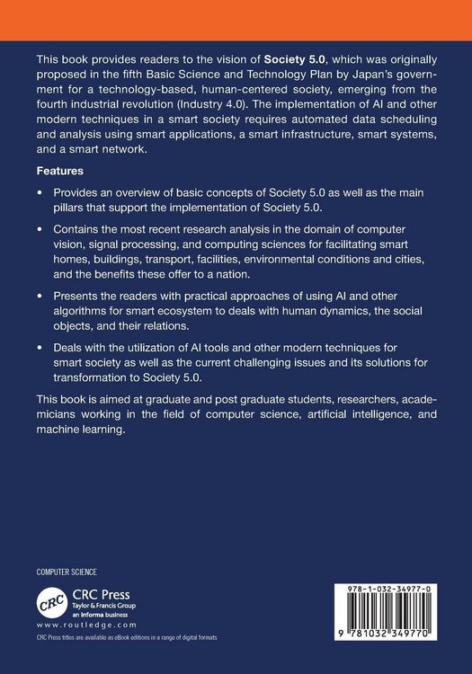 Produktbild: Technological Prospects and Social Applications of Society 5.0