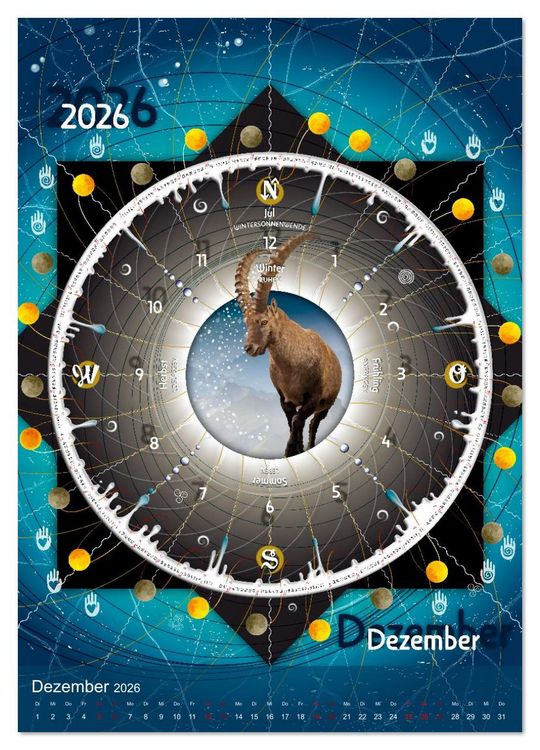 Produktbild: Jahreskreise (Wandkalender 2026 DIN A3 hoch), CALVENDO Monatskalender