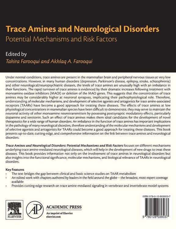 Produktbild: Trace Amines and Neurological Disorders