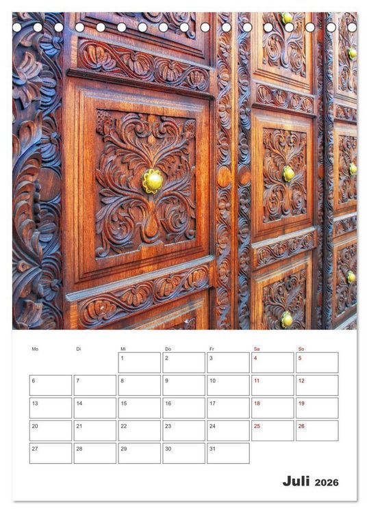 Produktbild: Sansibar - K&uuml;stenstadt mit Charme (Tischkalender 2026 DIN A5 hoch), CALVENDO Monatskalender