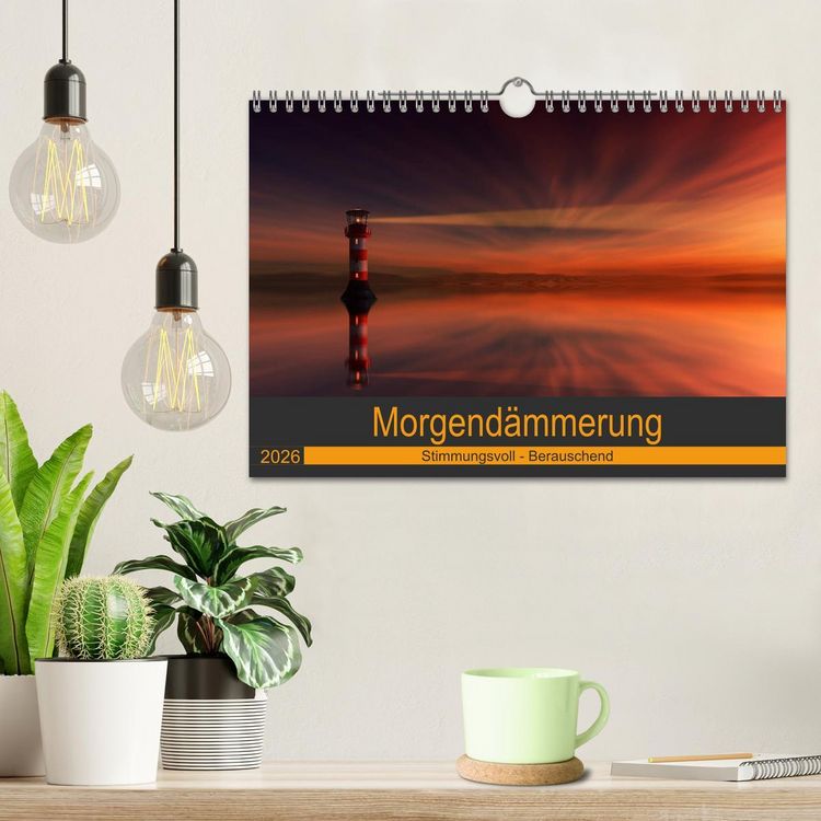 Produktbild: Morgend&auml;mmerung (Wandkalender 2026 DIN A4 quer), CALVENDO Monatskalender